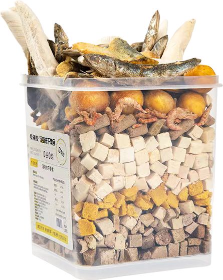 Freeze-dried pet food variety