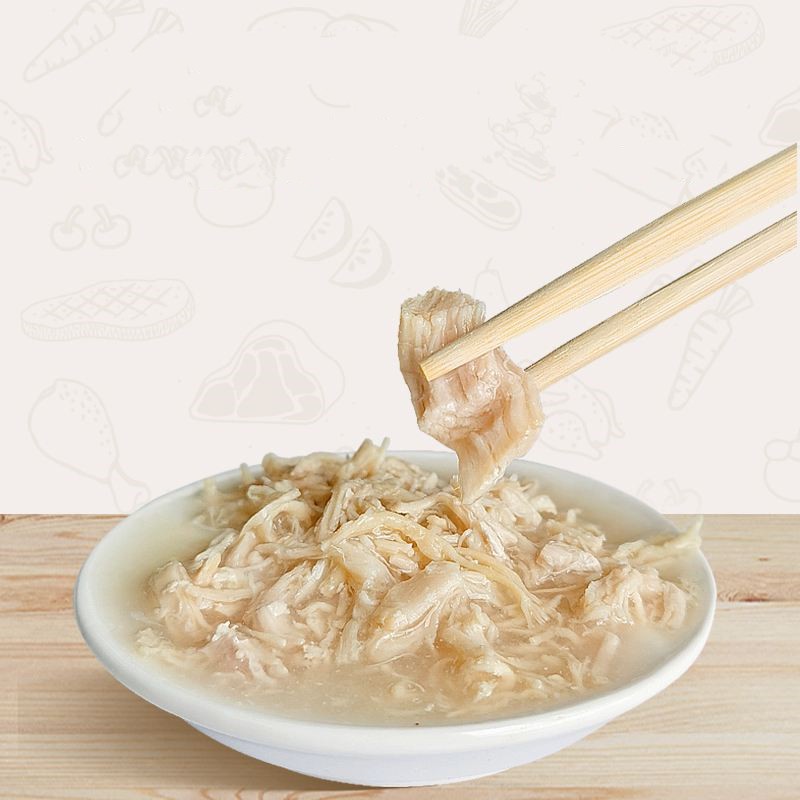 Wet pet food serving